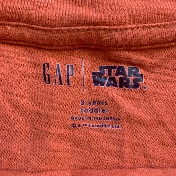 Gap Star Wars Toddler Short Sleeve Shirt - Picture 4 of 4